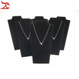 Foldable PU Necklace Rack Wooden Necklace Display Pendant Storage Organizer