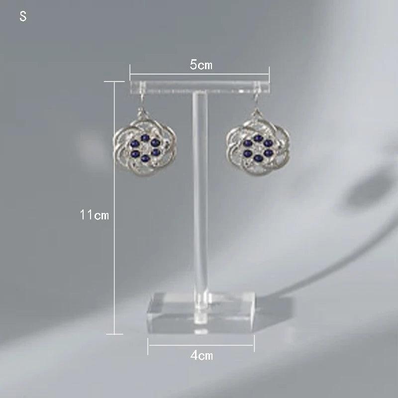 Clear Acrylic Earrings Display Holder T Shape Showcase