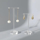 Clear Acrylic Earrings Display Holder T Shape Showcase