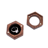 Personalized Rustic Wedding Ring Box Bride Groom Name Date Holder