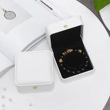 1Pcs Bracelet Jewelry Box 9x9x5cm Wedding Crown Buckle Bangle Green/Rose Gold/Na