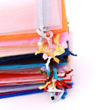 100pcs Moon Star Organza Bags Small Christmas Gift Jewelry Candy Packaging Pouch