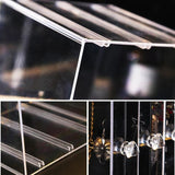 Earrings Display Stand Box Organizer Jewelry Holder Multi-hooks