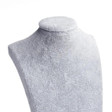 Velvet Bust Jewelry Necklace Pendant Display Stand Holder