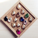 Colorful Water Drop Crystal Charms for DIY Jewelry Making