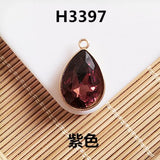 Colorful Water Drop Crystal Charms for DIY Jewelry Making