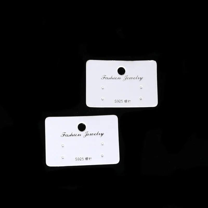 100pcs Earring Packaging Display Gift Cards 3.5x5.2cm