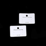 100pcs Earring Packaging Display Gift Cards 3.5x5.2cm