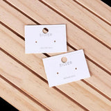 100pcs Earring Packaging Display Gift Cards 3.5x5.2cm