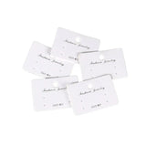 100pcs Earring Packaging Display Gift Cards 3.5x5.2cm
