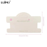 50pcs DIY Jewelry Cardboard Packaging Display Cards for Hair Accessories