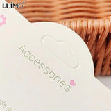50pcs DIY Jewelry Cardboard Packaging Display Cards for Hair Accessories