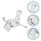 25Pcs Crystal Acrylic Display Stand Pedestal for Jewelry Pendants