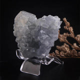 25Pcs Crystal Acrylic Display Stand Pedestal for Jewelry Pendants