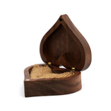 Heart Shaped Ring Case Storage Box Jewelry Organizer