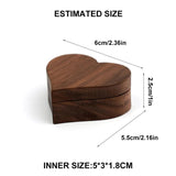 Heart Shaped Ring Case Storage Box Jewelry Organizer