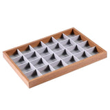 Bamboo Jewelry Organizer - Necklace Watches Storage Case