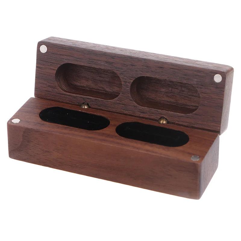 Large Capacity Wooden Jewelry Box Travel Storage Earring Ring Case