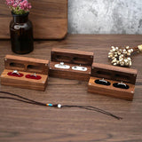Large Capacity Wooden Jewelry Box Travel Storage Earring Ring Case
