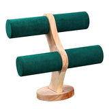 2-Layer Jewelry Display Stand Bracelet Holder Rack
