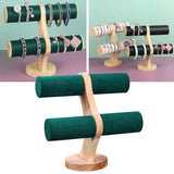 2-Layer Jewelry Display Stand Bracelet Holder Rack