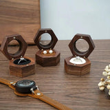 Wedding Wooden Case Lover Ring Display Box Ring Storage Box
