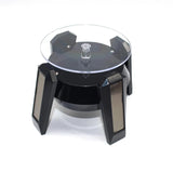 Solar 360 Turntable Display w/ LED for Jewelry Watch Ring