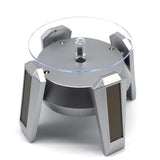 Solar 360 Turntable Display w/ LED for Jewelry Watch Ring