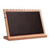 Wooden Necklace Pendant Display Stand Chain Organizer Shelf Holder