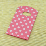 100pcs Pink Plastic Bag Charms Nuts Jewelry Packaging Small Candy Gift