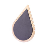 Wooden Drop Shaped Necklace Display Stand Organizer