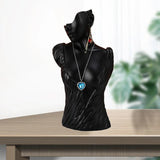 Resin Jewelry Display Stand Earring Holder Head Bust Mannequin Organizer