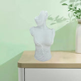 Resin Jewelry Display Stand Earring Holder Head Bust Mannequin Organizer