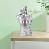 Resin Jewelry Display Stand Earring Holder Head Bust Mannequin Organizer