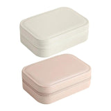 Portable Jewelry Display Case PU Leather Soft Lining Interior