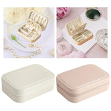 Portable Jewelry Display Case PU Leather Soft Lining Interior