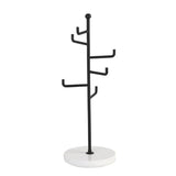 Marble Base Jewelry Rack Organizer for Countertop