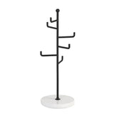Marble Base Jewelry Rack Organizer for Countertop