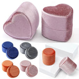 Wedding Ring Display Box Velvet Jewelry Box