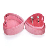 Wedding Ring Display Box Velvet Jewelry Box