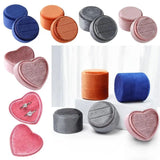 Wedding Ring Display Box Velvet Jewelry Box