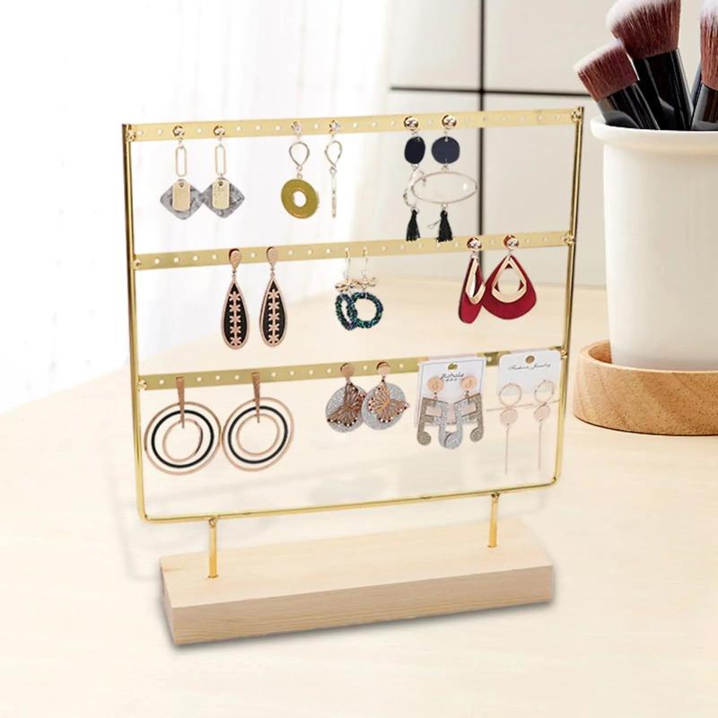 3-Tier Earring Stud Holder Large Storage Organizer