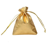 50Pcs 9x12cm Cotton Jute Drawstring Pouches for Jewelry Storage