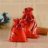 50Pcs 9x12cm Cotton Jute Drawstring Pouches for Jewelry Storage