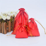 50Pcs 9x12cm Cotton Jute Drawstring Pouches for Jewelry Storage