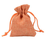 10Pcs Colorful Jute Bag Drawstring Storage Pouch for Dry Flower Tea Soap