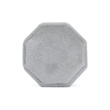 Octagonal Velvet Ring Display Box 3 Slots Velvet Ring Storage Holder