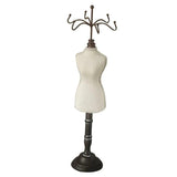 Mannequin Jewelry Organizer Stand Display Holder Rings Countertop
