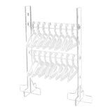 Clear Acrylic Earring Hanger Rack for Tabletop Dresser