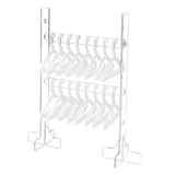 Clear Acrylic Earring Hanger Rack for Tabletop Dresser